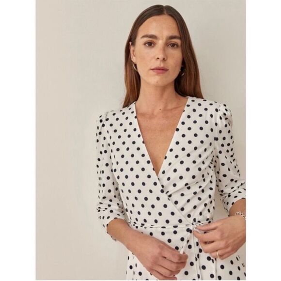 Reformation Hilltop Wrap Dress - Picture 2 of 2